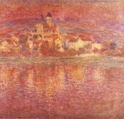 Claude Monet Vetheuil Setting Sun